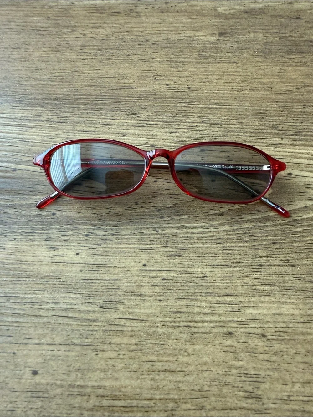Manhattan Women’s Red Eyeglasses Frames Only 50 17 140 Eyewear Glasses